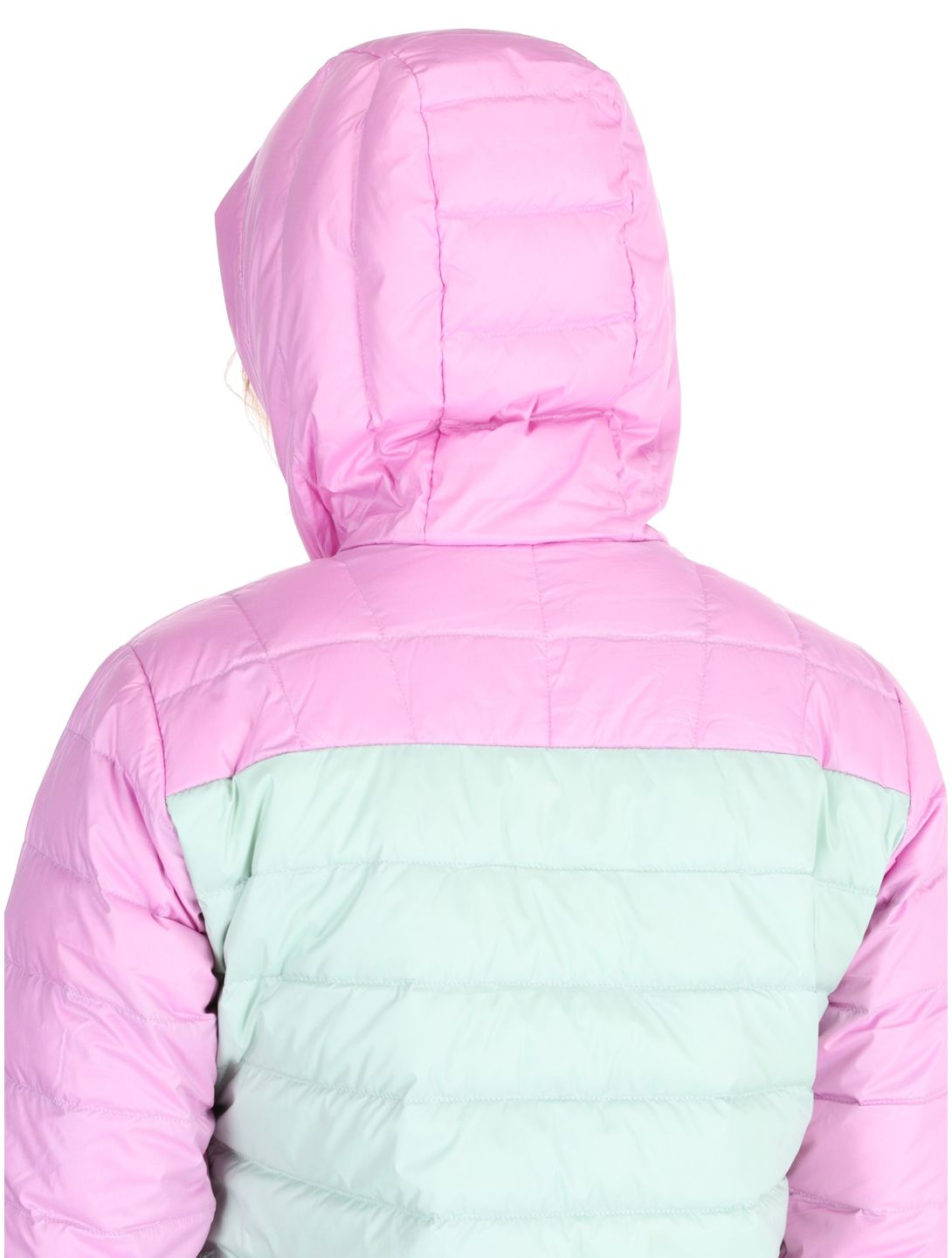 Picture, Mid Puff Down down jacket women Silt Green Orchid Acid green, pink 