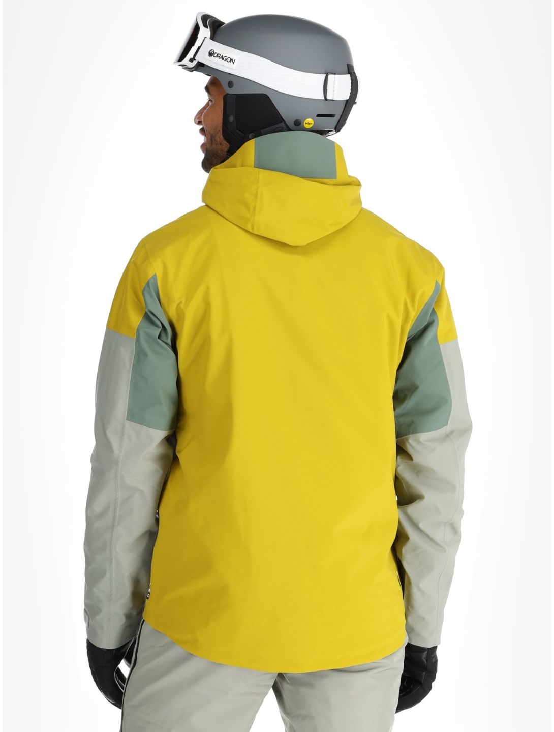 Picture, Naikoon ski jacket men Golden Laurel Wreath Shadow green, yellow 