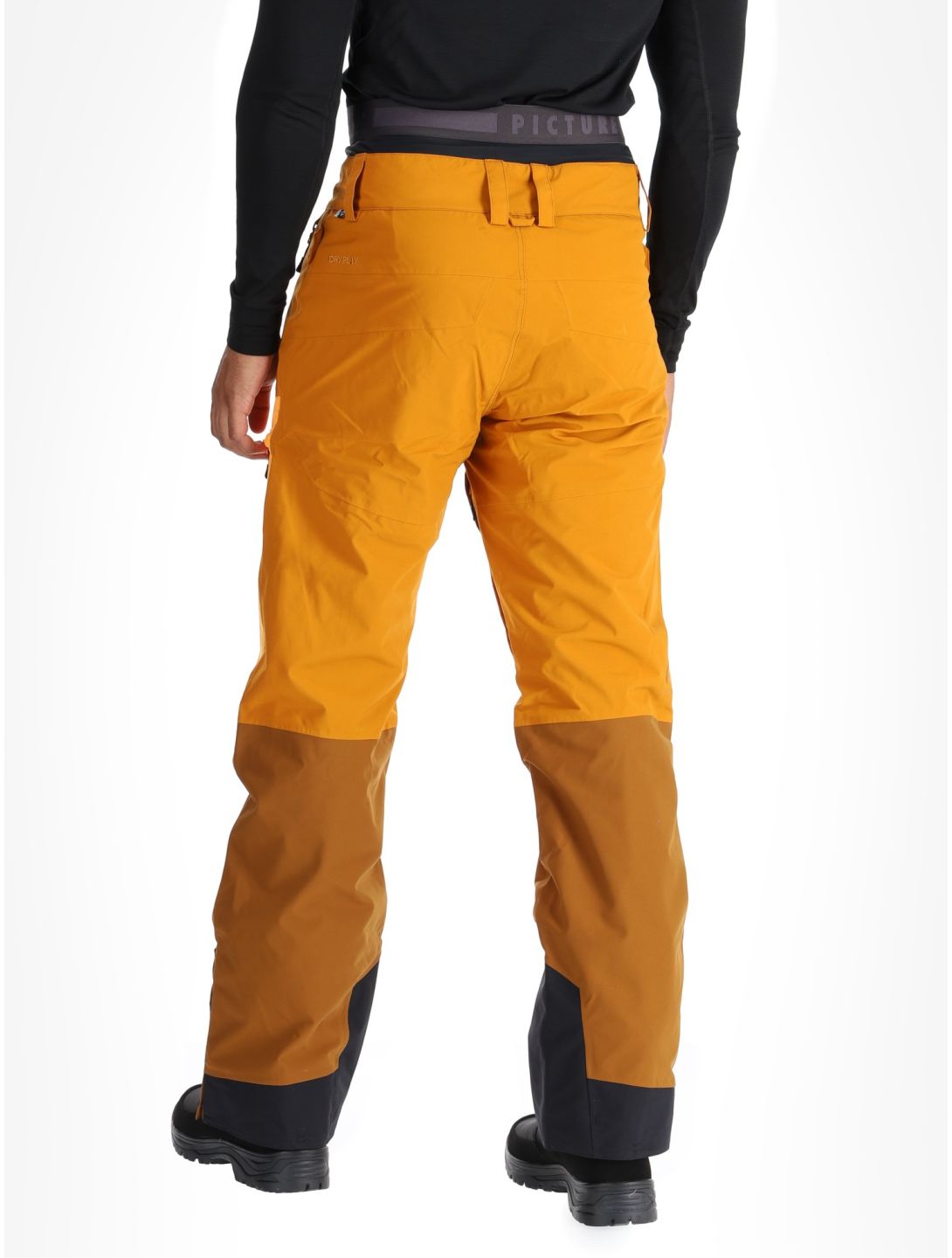 Picture, Naikoon ski pants men Honey Carrot Chocolat brown, orange 