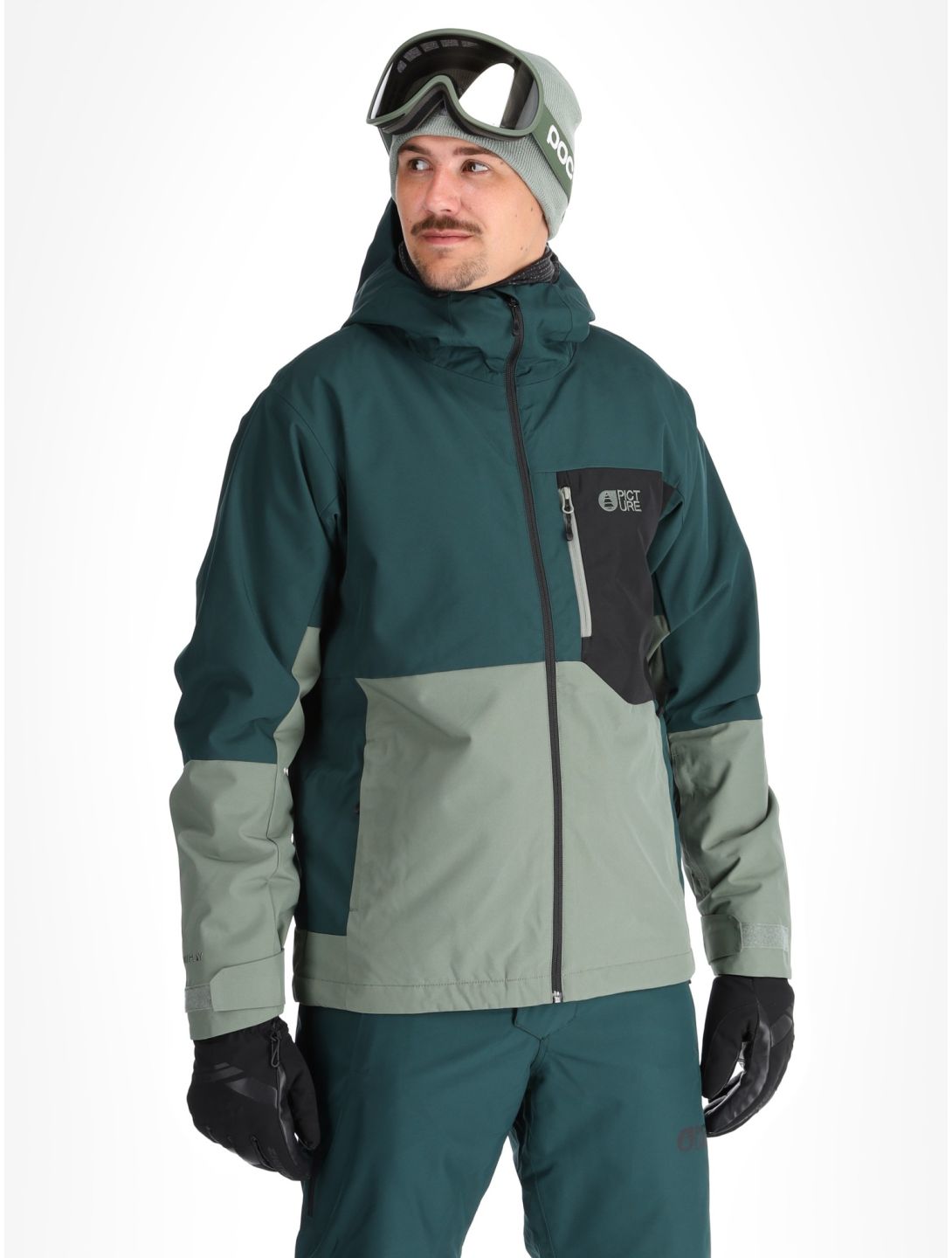 Picture, Nitric ski jacket men Ponderosa Pine green 