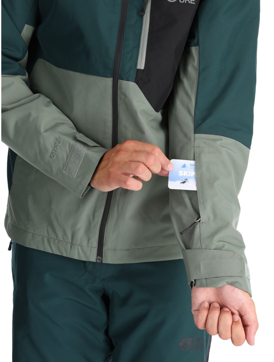 Picture, Nitric ski jacket men Ponderosa Pine green 