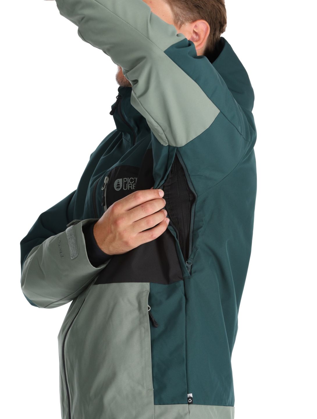 Picture, Nitric ski jacket men Ponderosa Pine green 