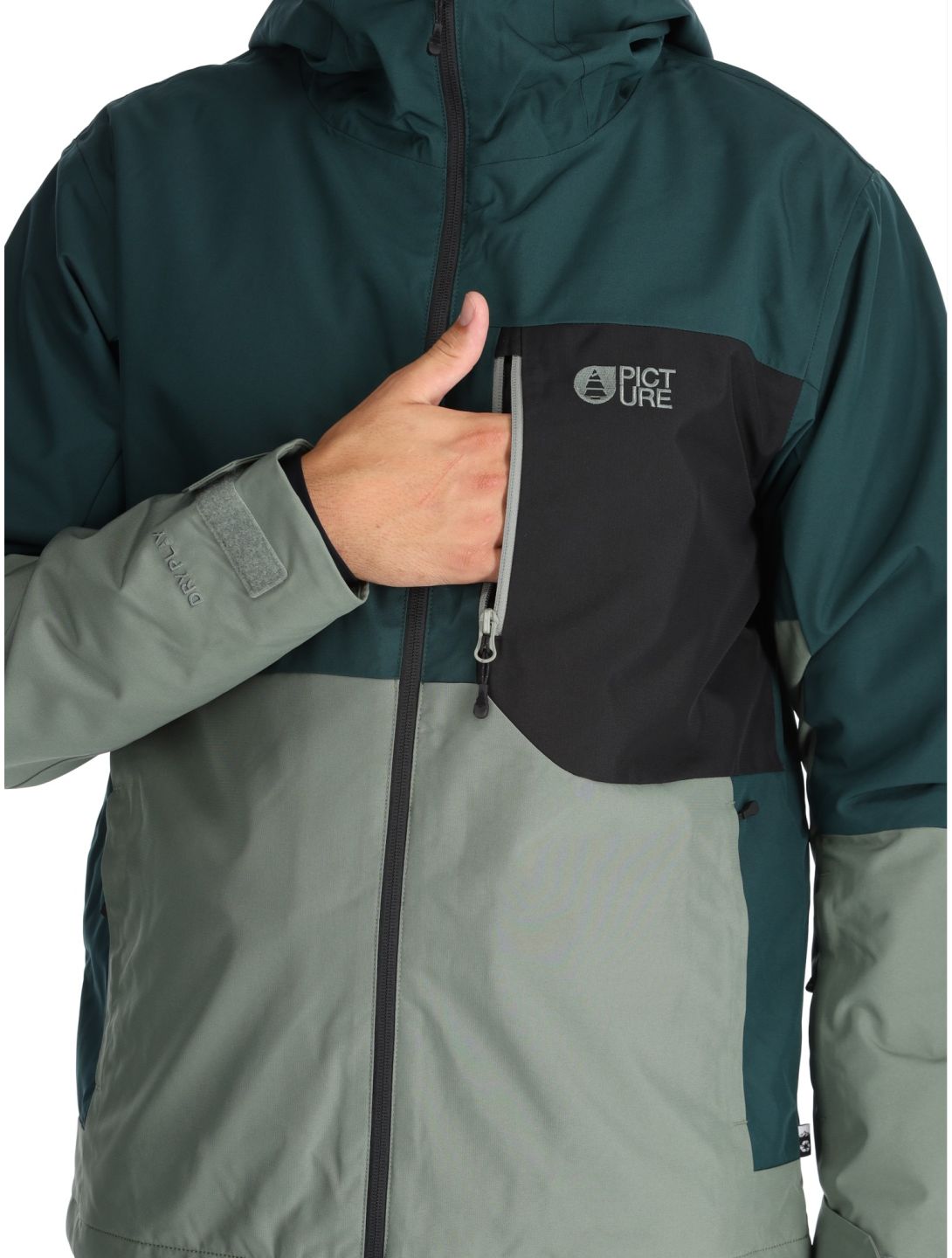 Picture, Nitric ski jacket men Ponderosa Pine green 