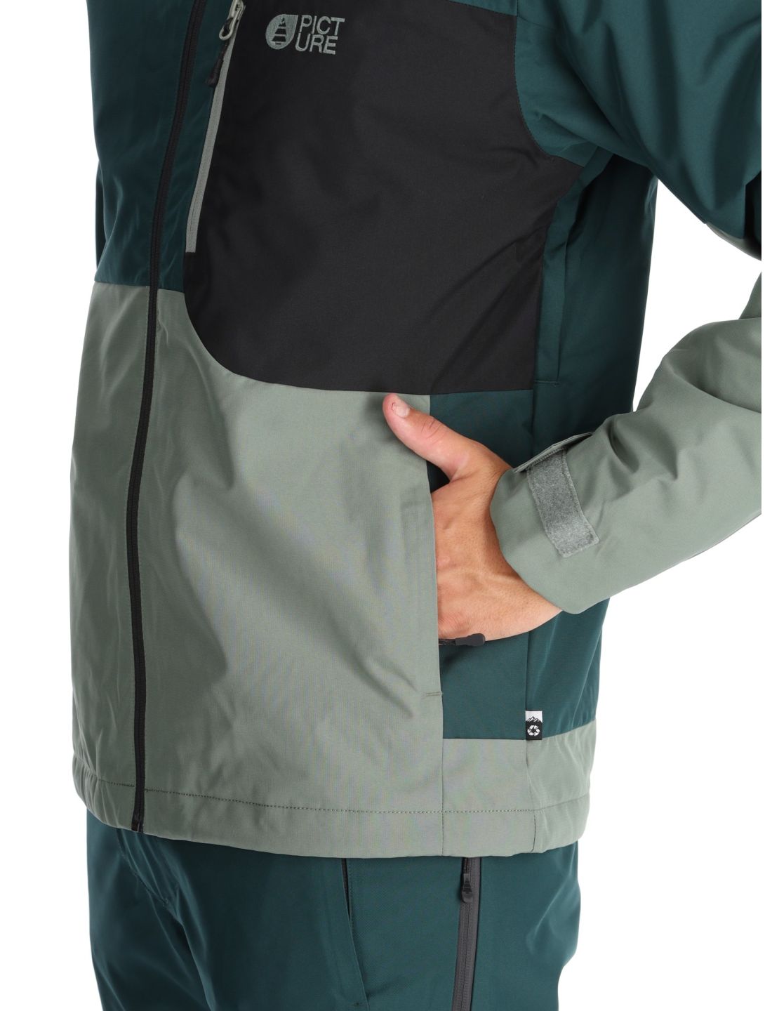 Picture, Nitric ski jacket men Ponderosa Pine green 