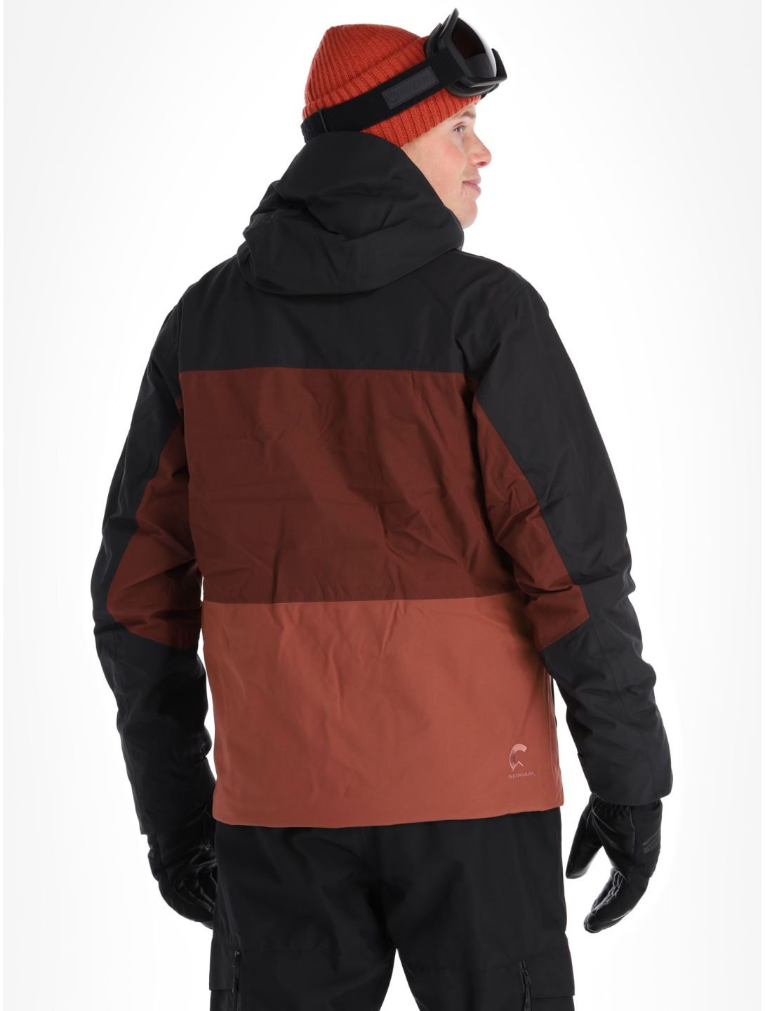 Picture, Object ski jacket men Andorra-Black black, burgundy 