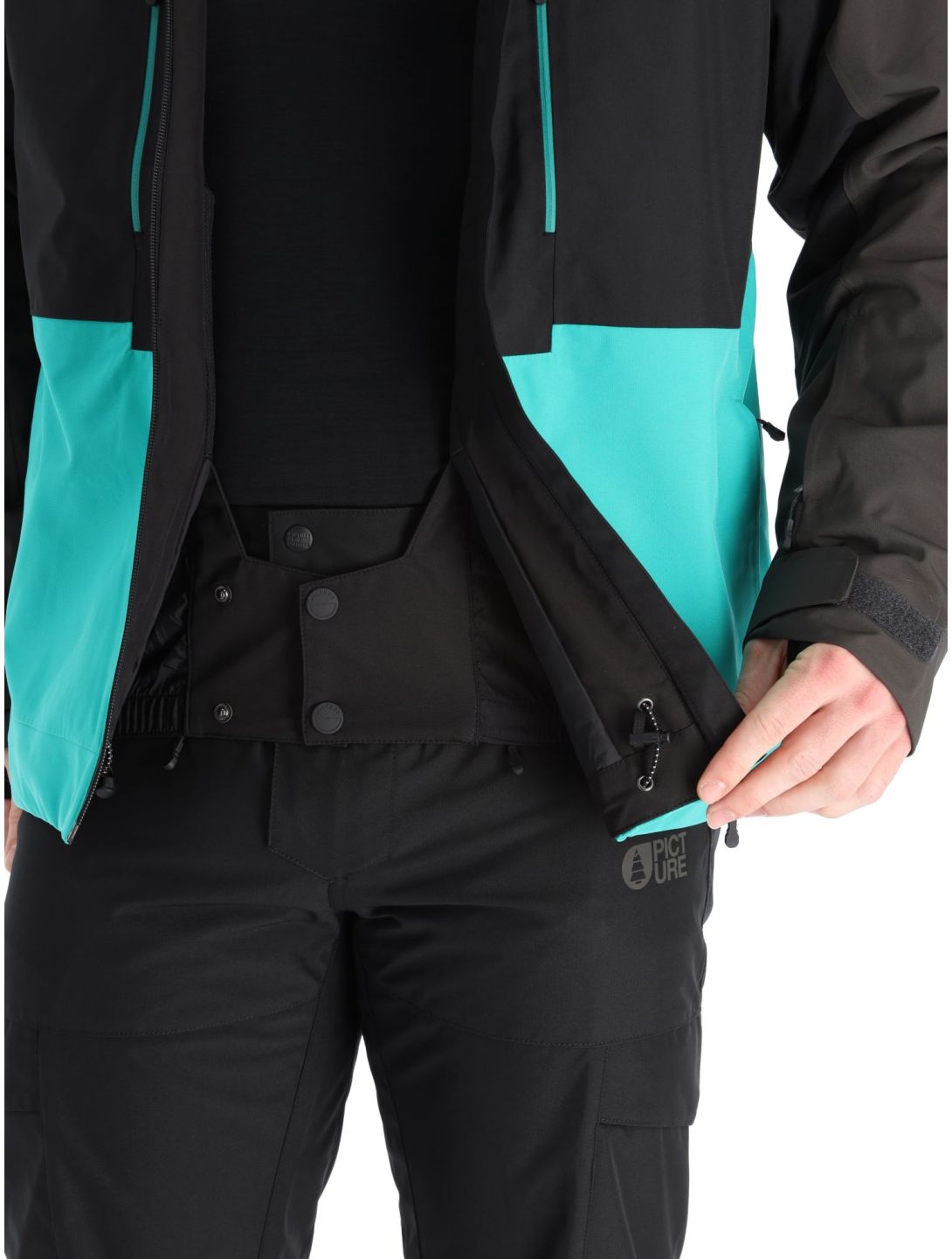 Picture, Object ski jacket men Spectra Green-Black black, green, grey 