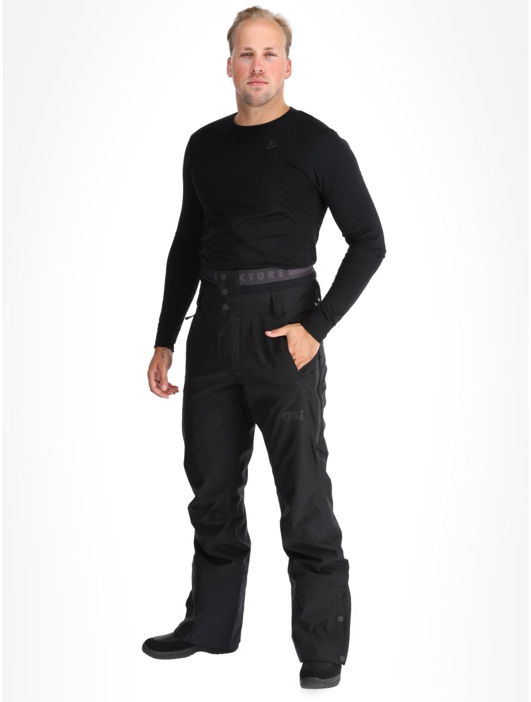 Picture, Object ski pants men Black black 