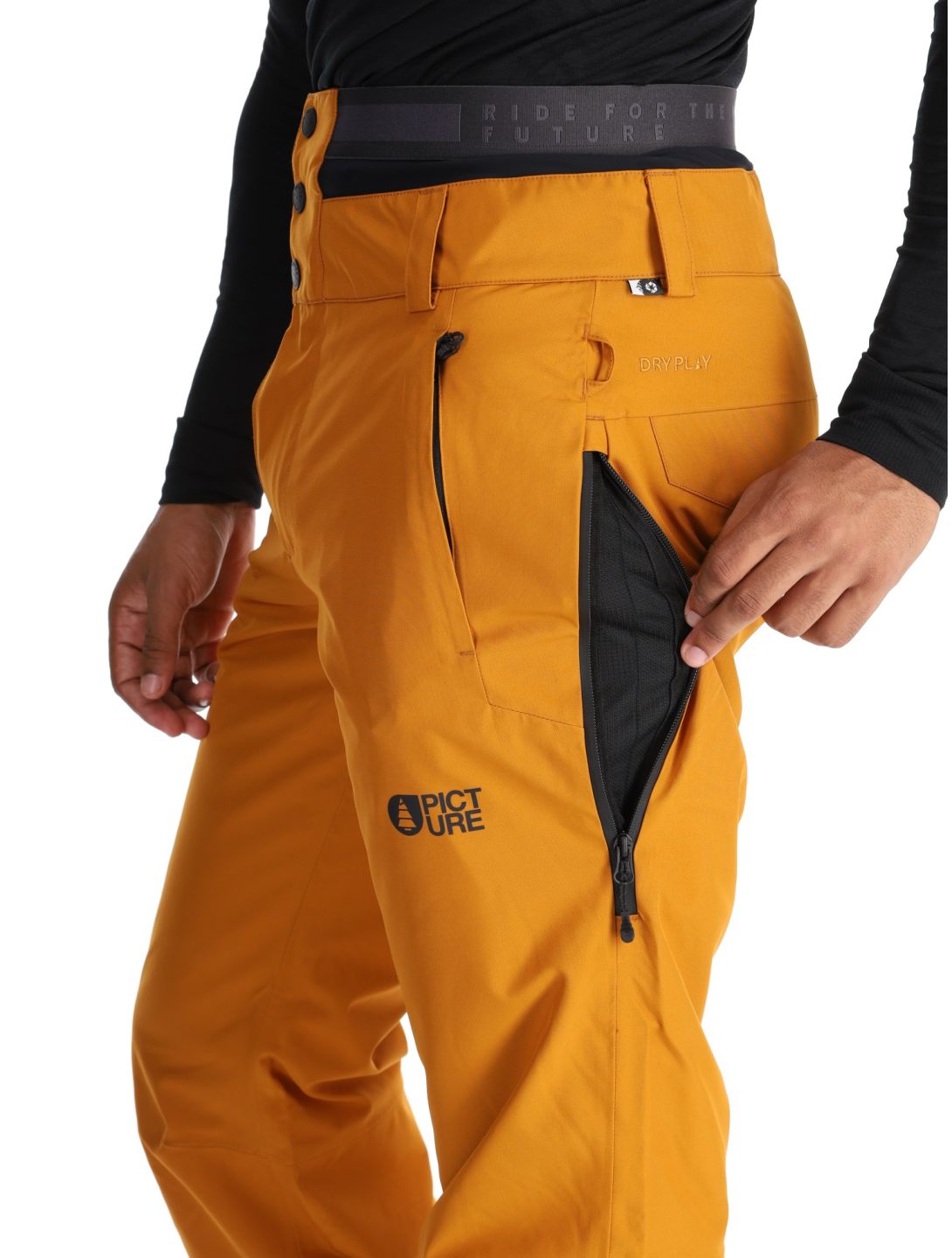 Picture, Object ski pants men Honey brown 