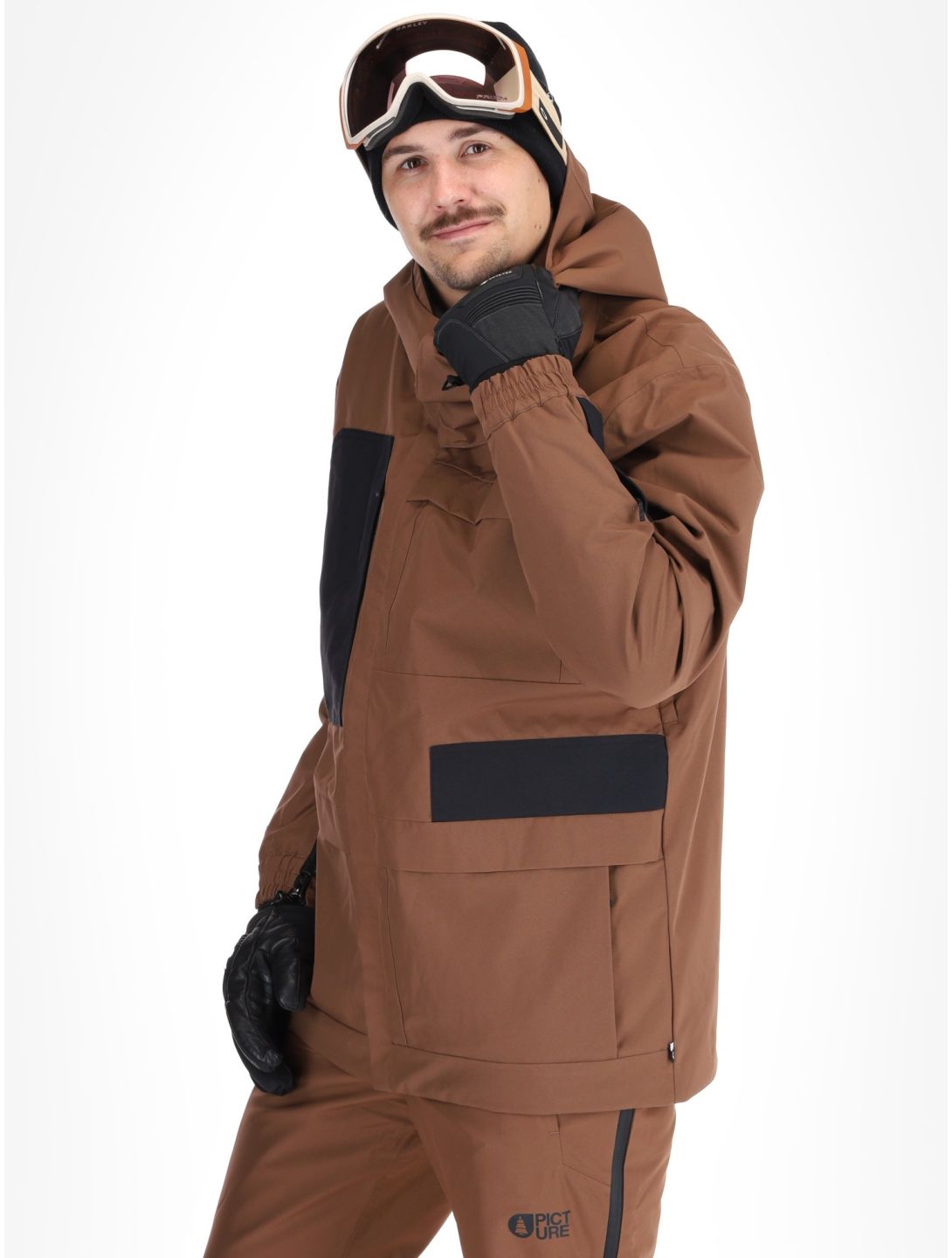 Picture, Owenn ski jacket men Cocoa Brown brown 