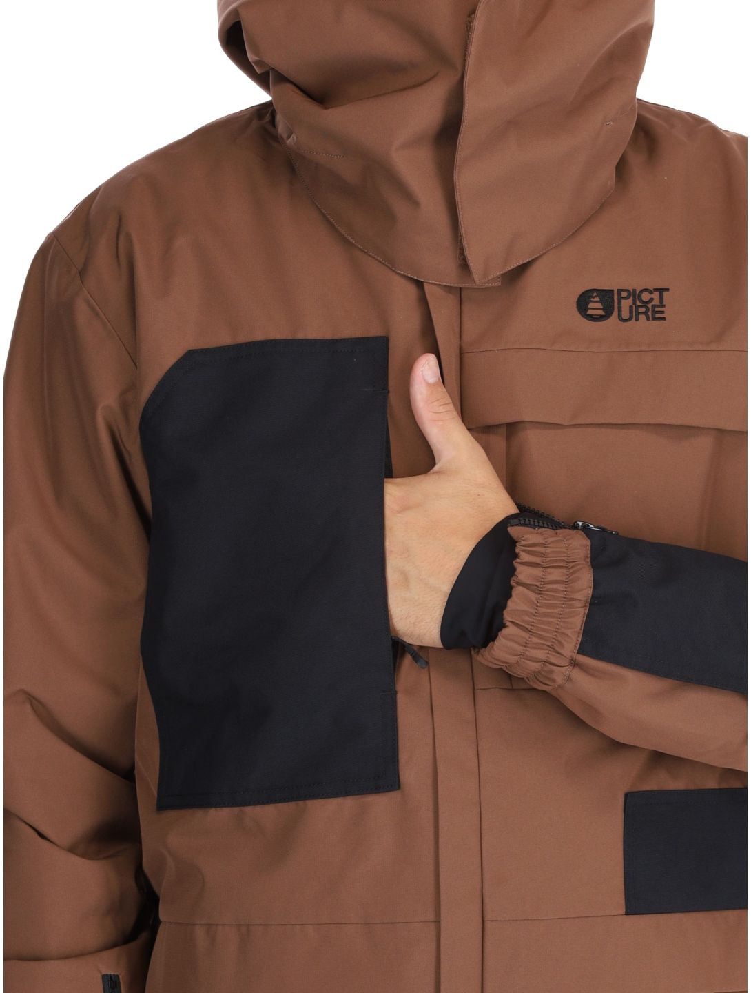 Picture, Owenn ski jacket men Cocoa Brown brown 