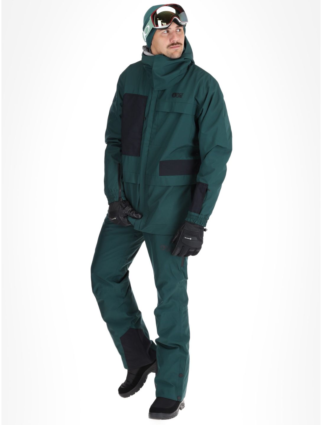 Picture, Owenn ski jacket men Ponderosa Pine green 