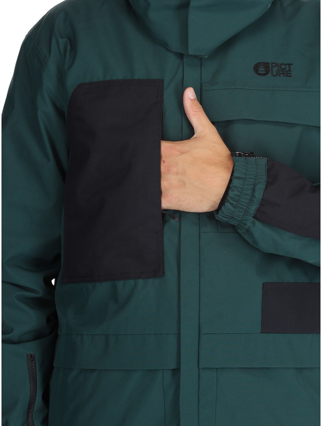 Picture, Owenn ski jacket men Ponderosa Pine green 