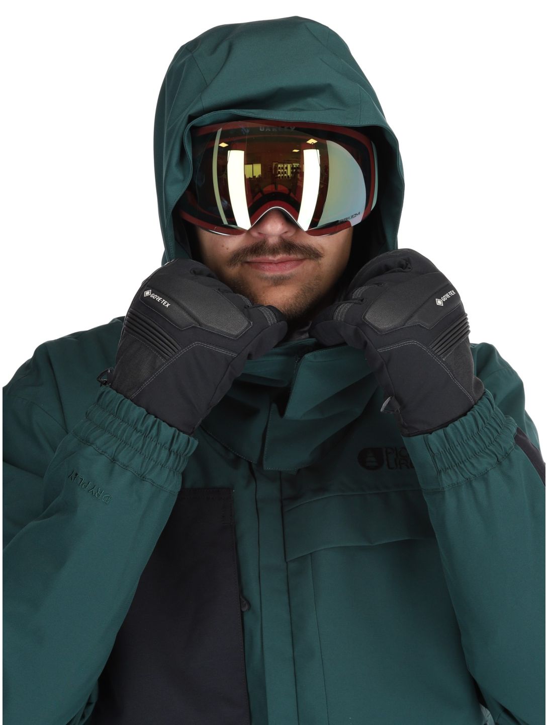 Picture, Owenn ski jacket men Ponderosa Pine green 