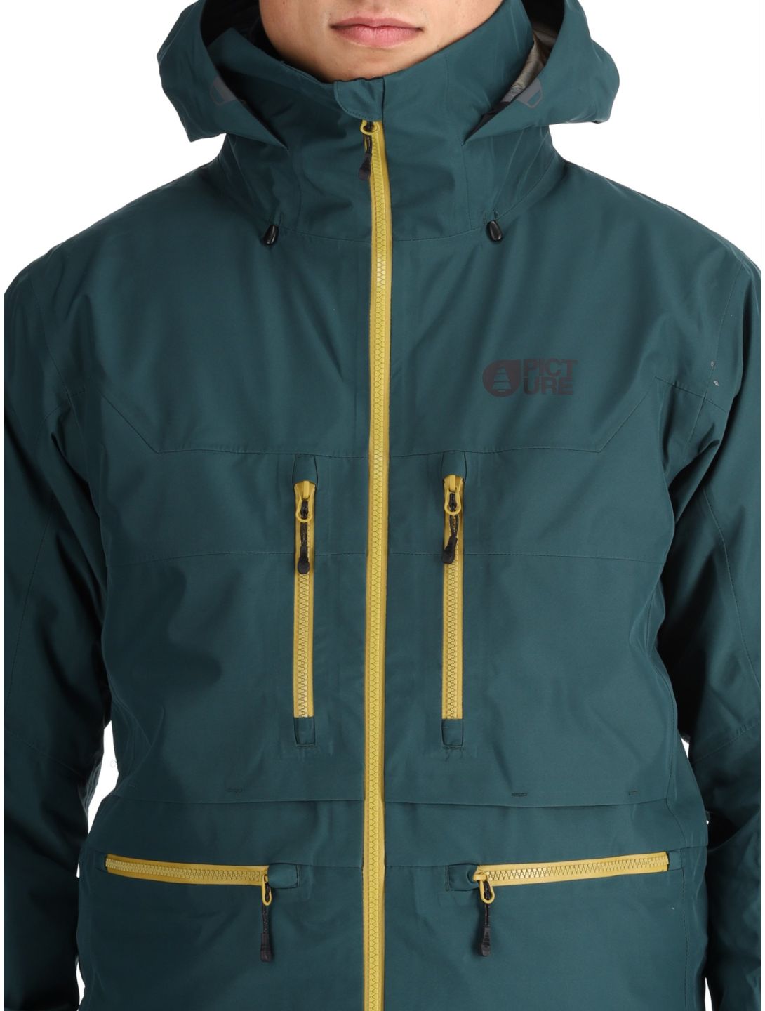 Picture, Ozonn 3L hardshell ski jacket men Ponderosa Pine green 