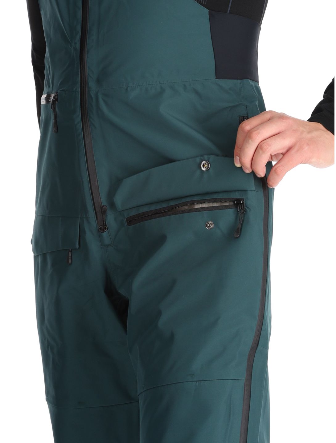 Picture, Ozonn 3L hardshell ski pants men Ponderosa green 