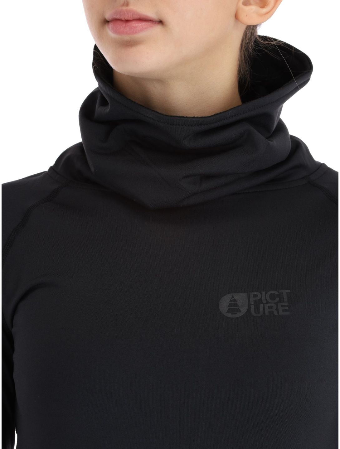 Picture, Pagaya High Fleece thermal shirt women Black black 