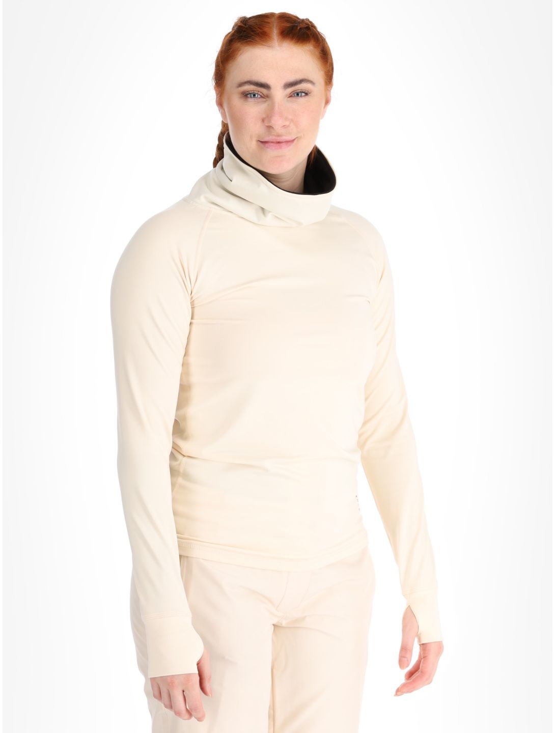 Picture, Pagaya High Fleece thermal shirt women Vanilla beige 