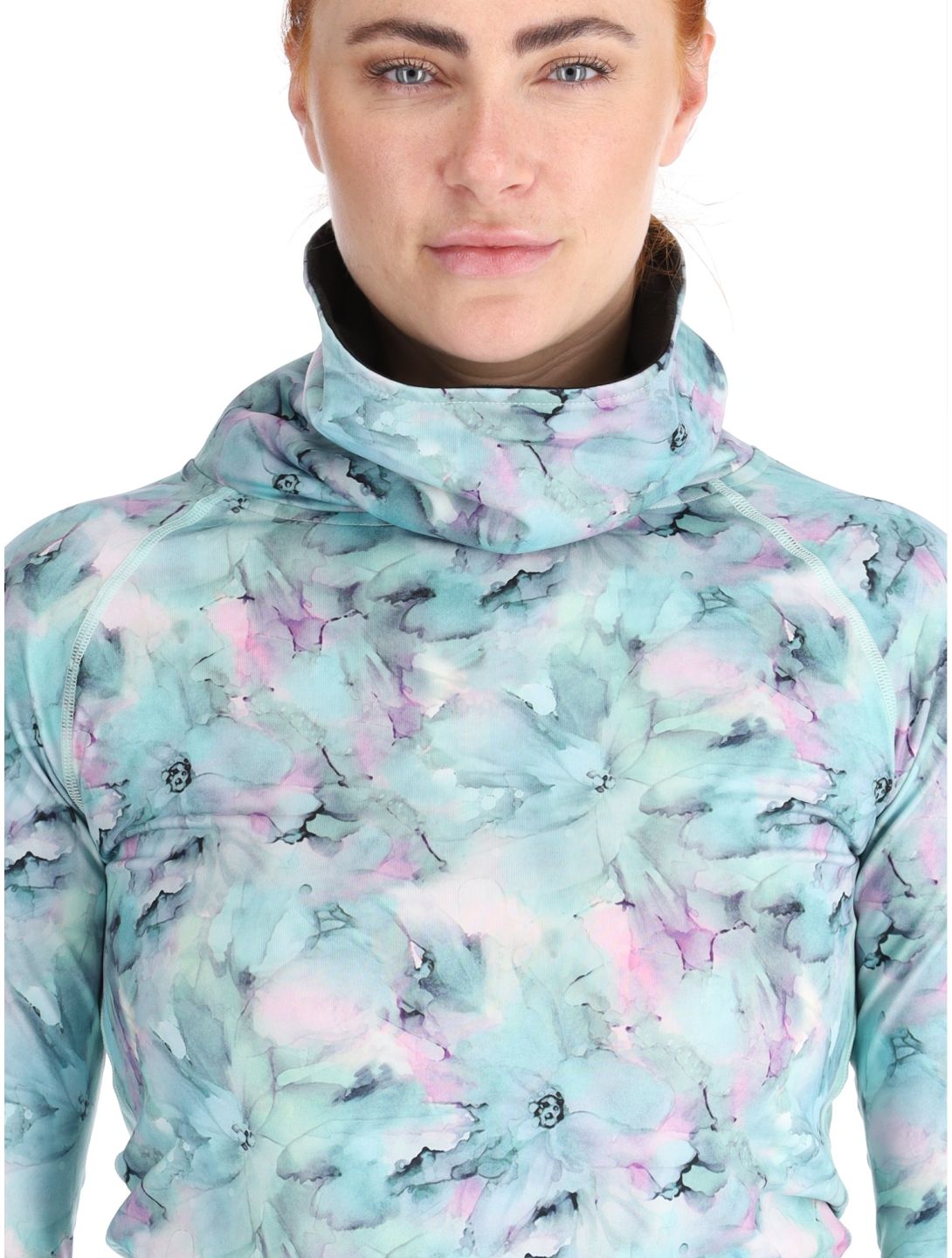 Picture, Pagaya Print Fleece thermal shirt women Blurry Water Print multicolor 