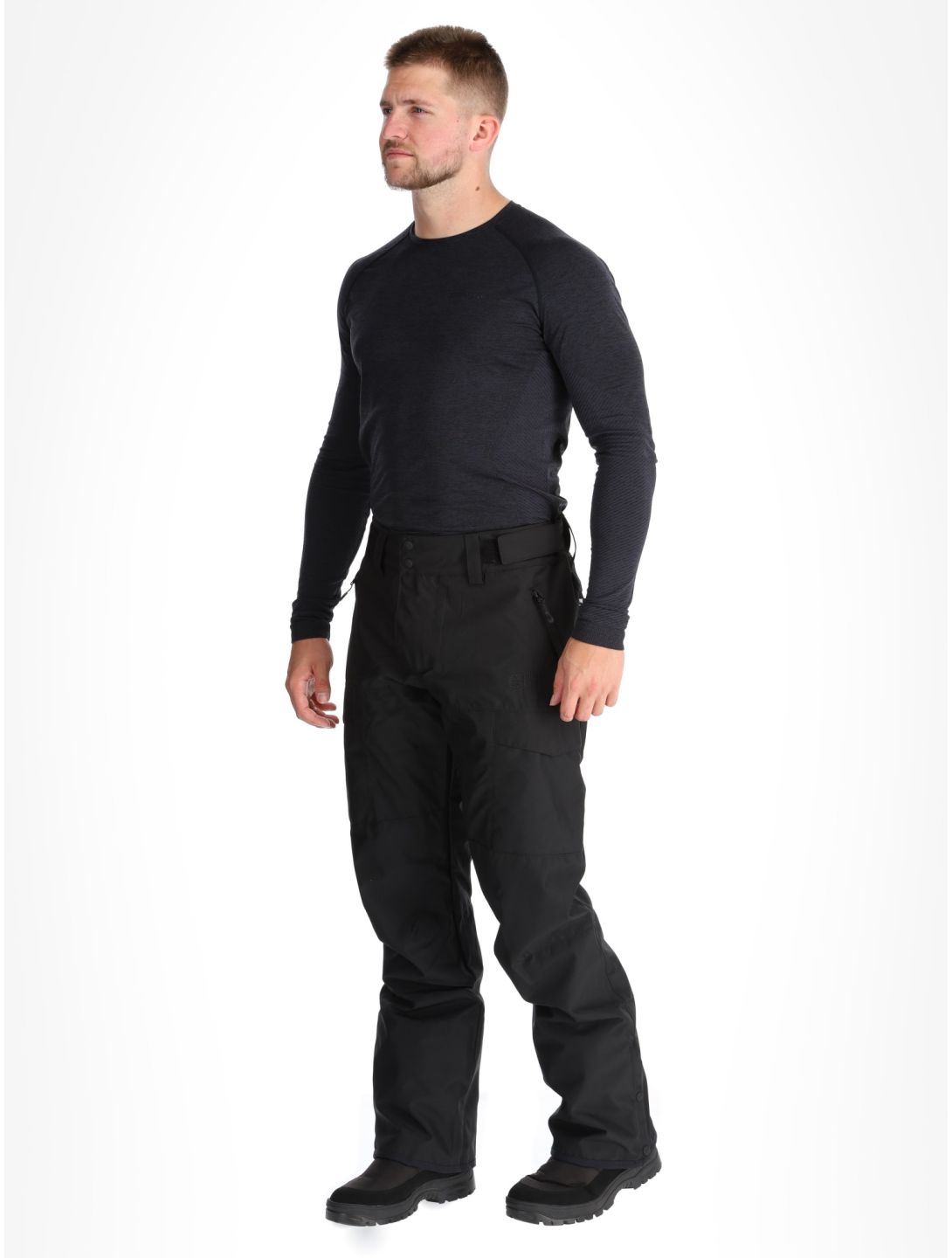 Picture, Plan ski pants men Black black 