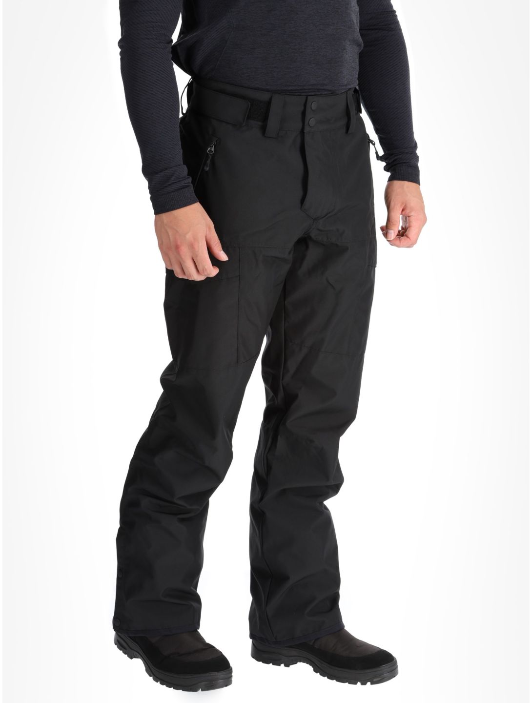 Picture, Plan ski pants men Black black 