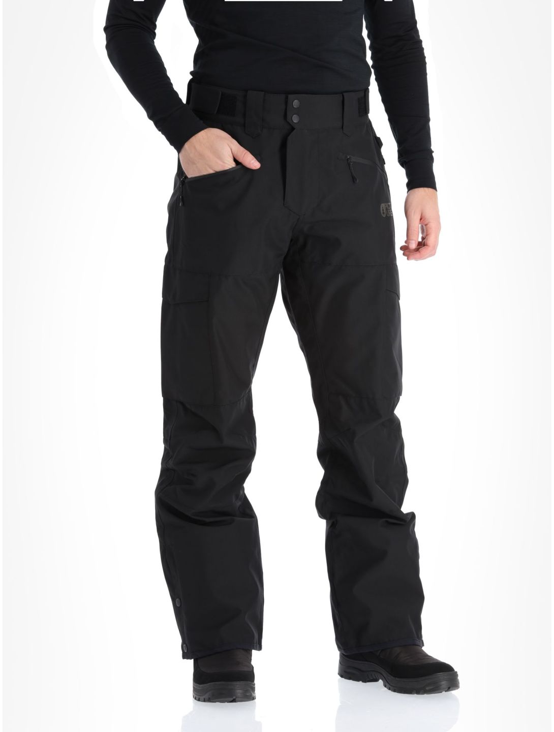 Picture, Plan ski pants men Black black 