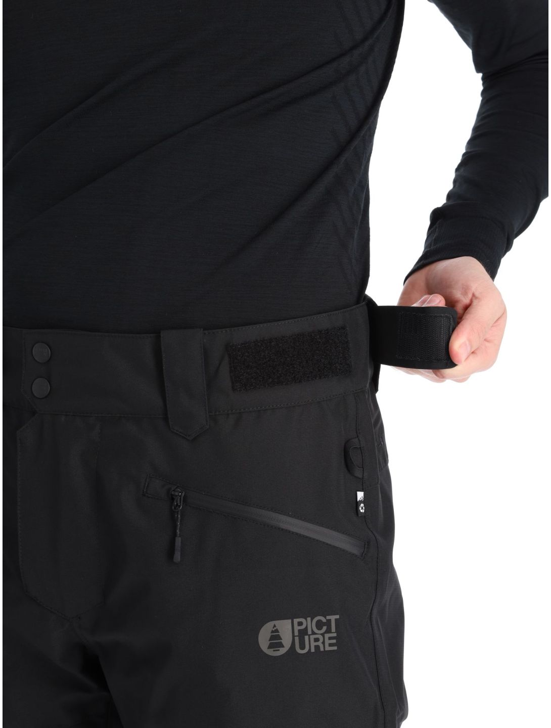 Picture, Plan ski pants men Black black 