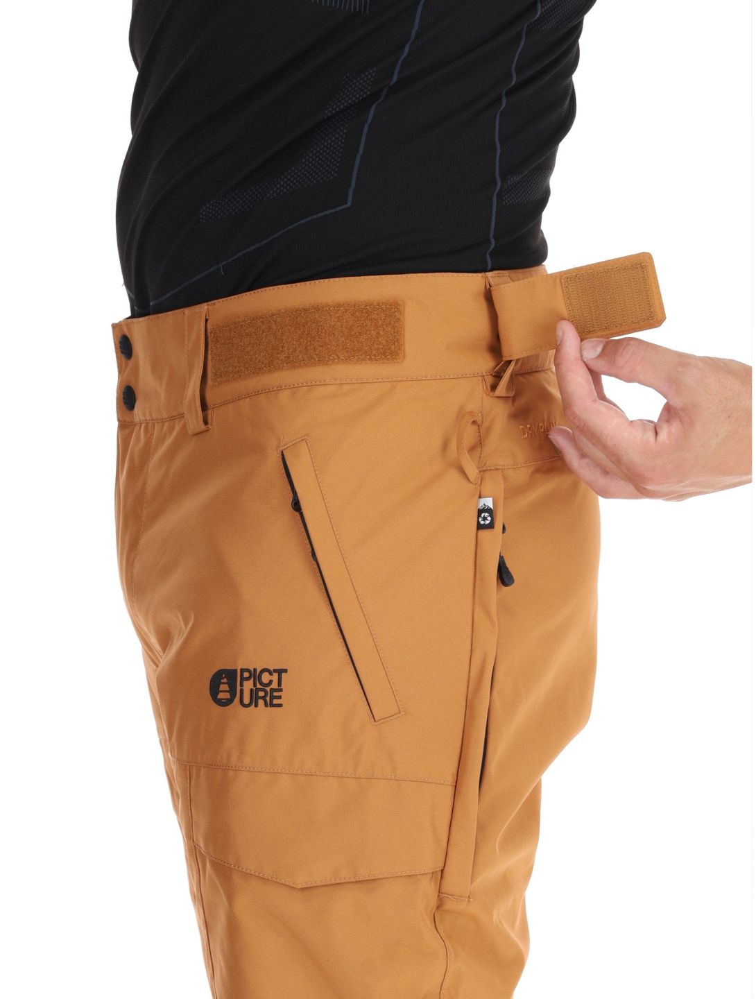 Picture, Plan ski pants men Brown Sugar brown 