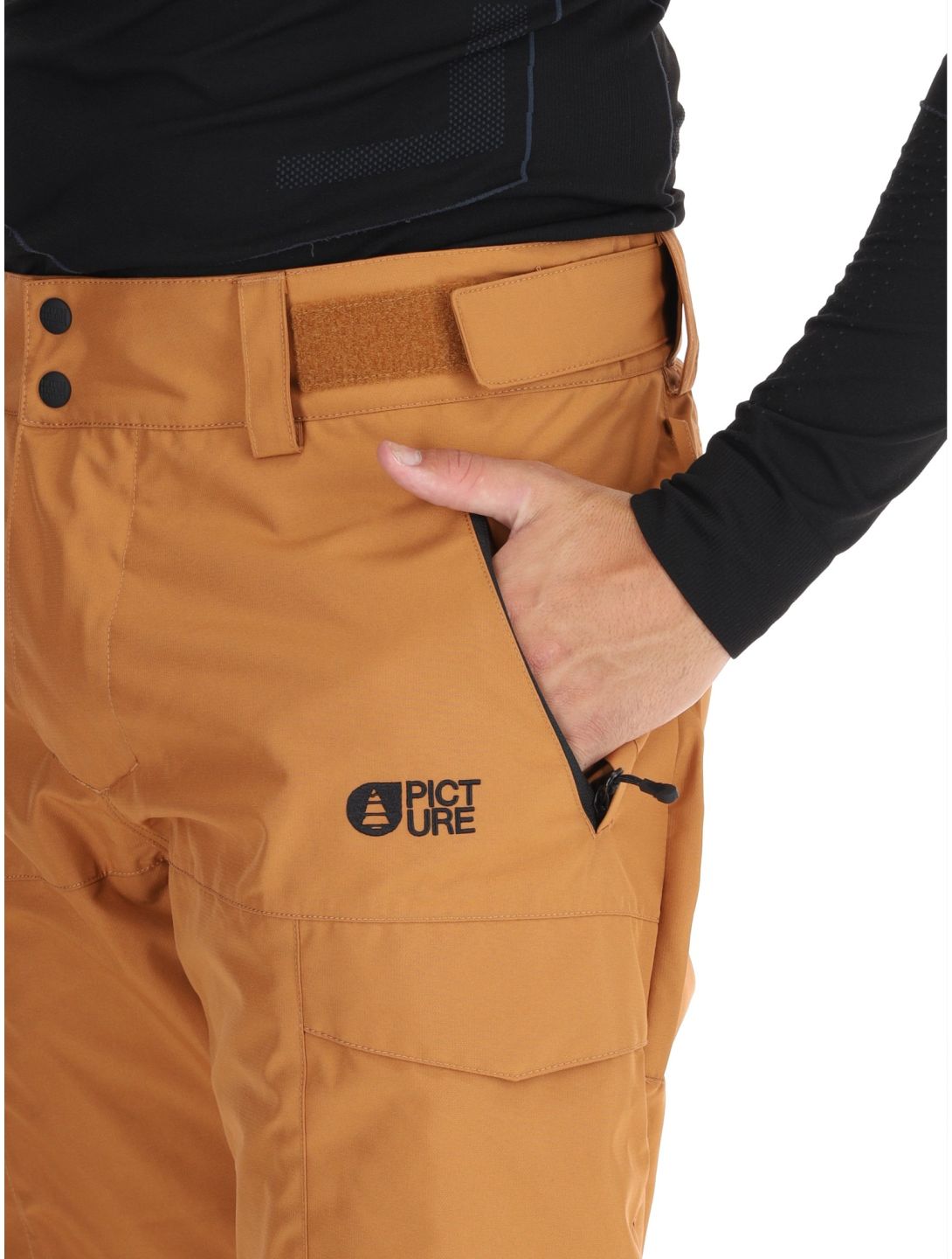 Picture, Plan ski pants men Brown Sugar brown 