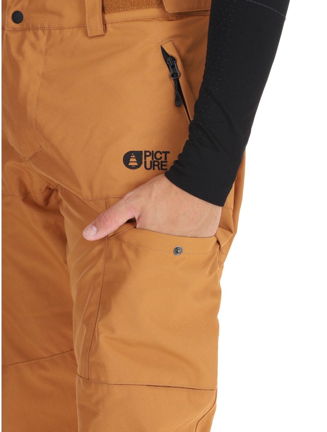 Picture, Plan ski pants men Brown Sugar brown 