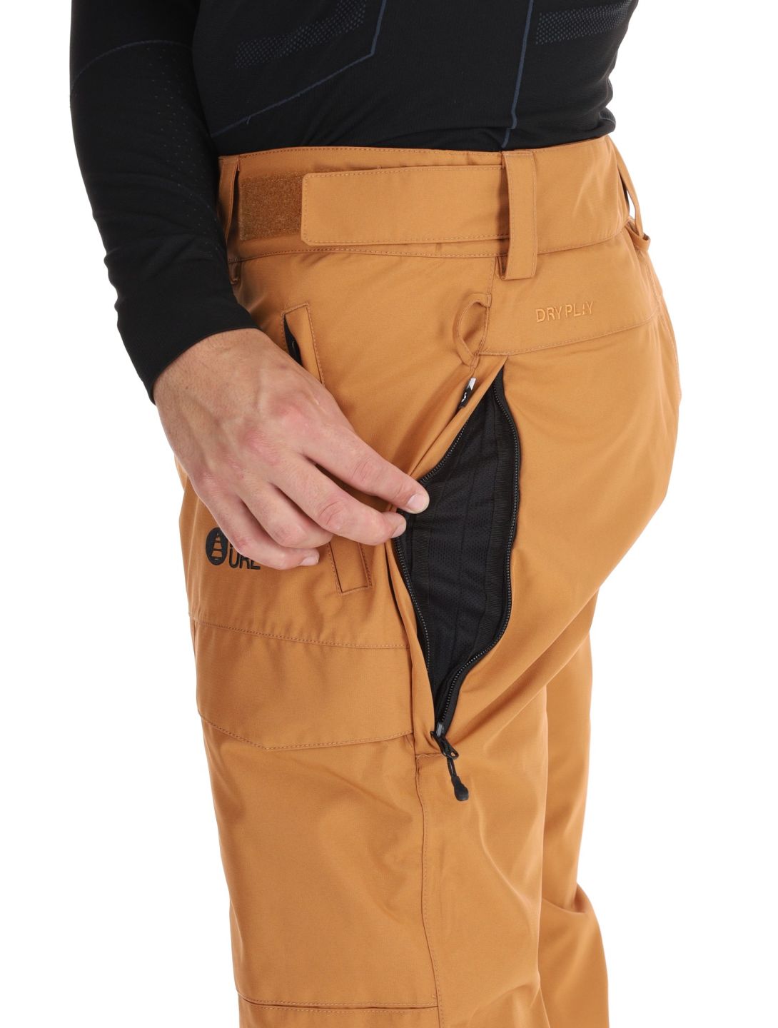 Picture, Plan ski pants men Brown Sugar brown 