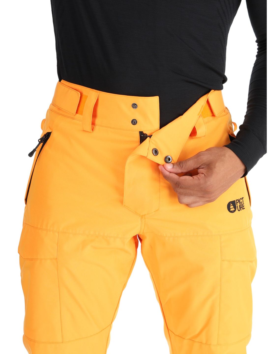 Picture, Plan ski pants men Carrot orange 