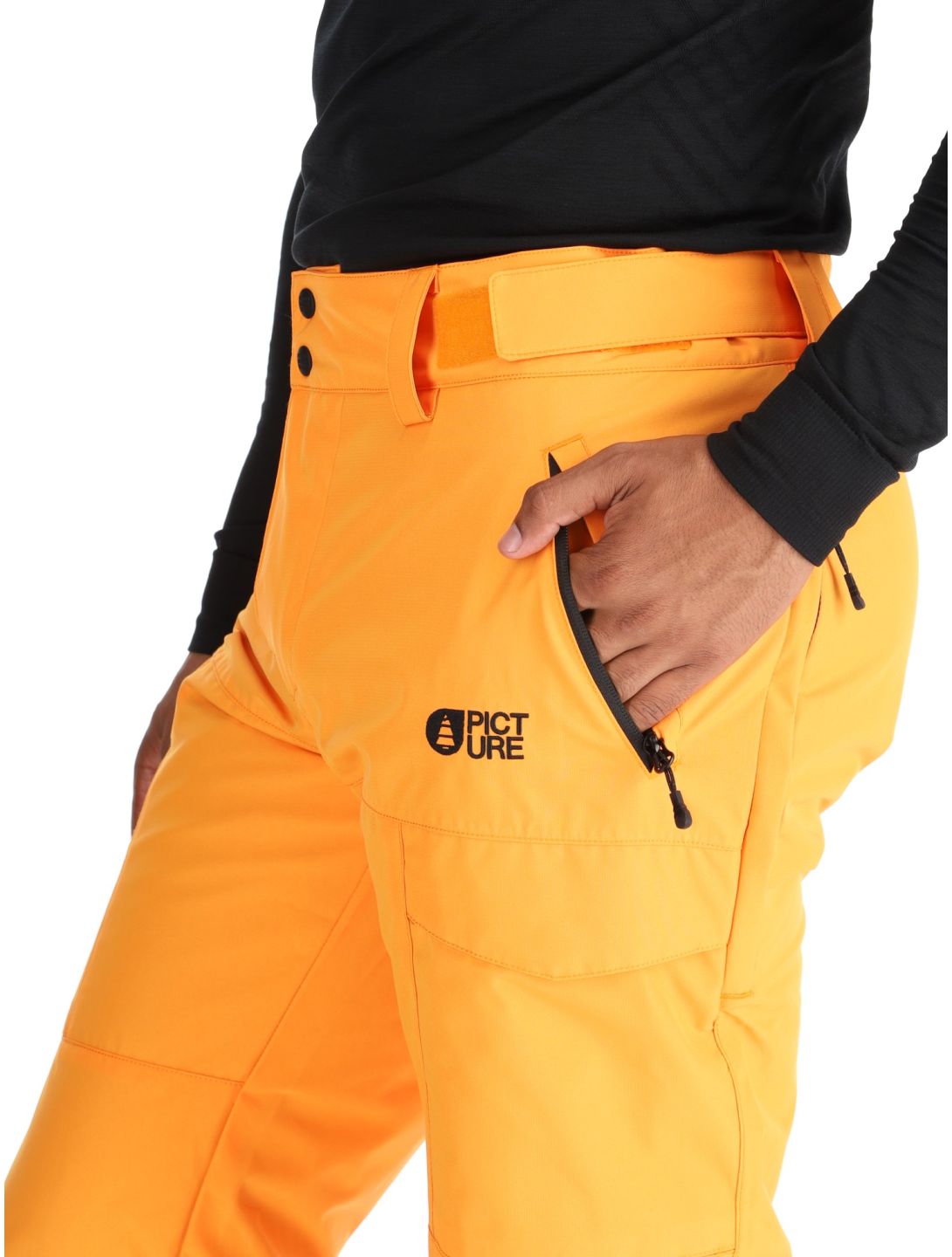 Picture, Plan ski pants men Carrot orange 