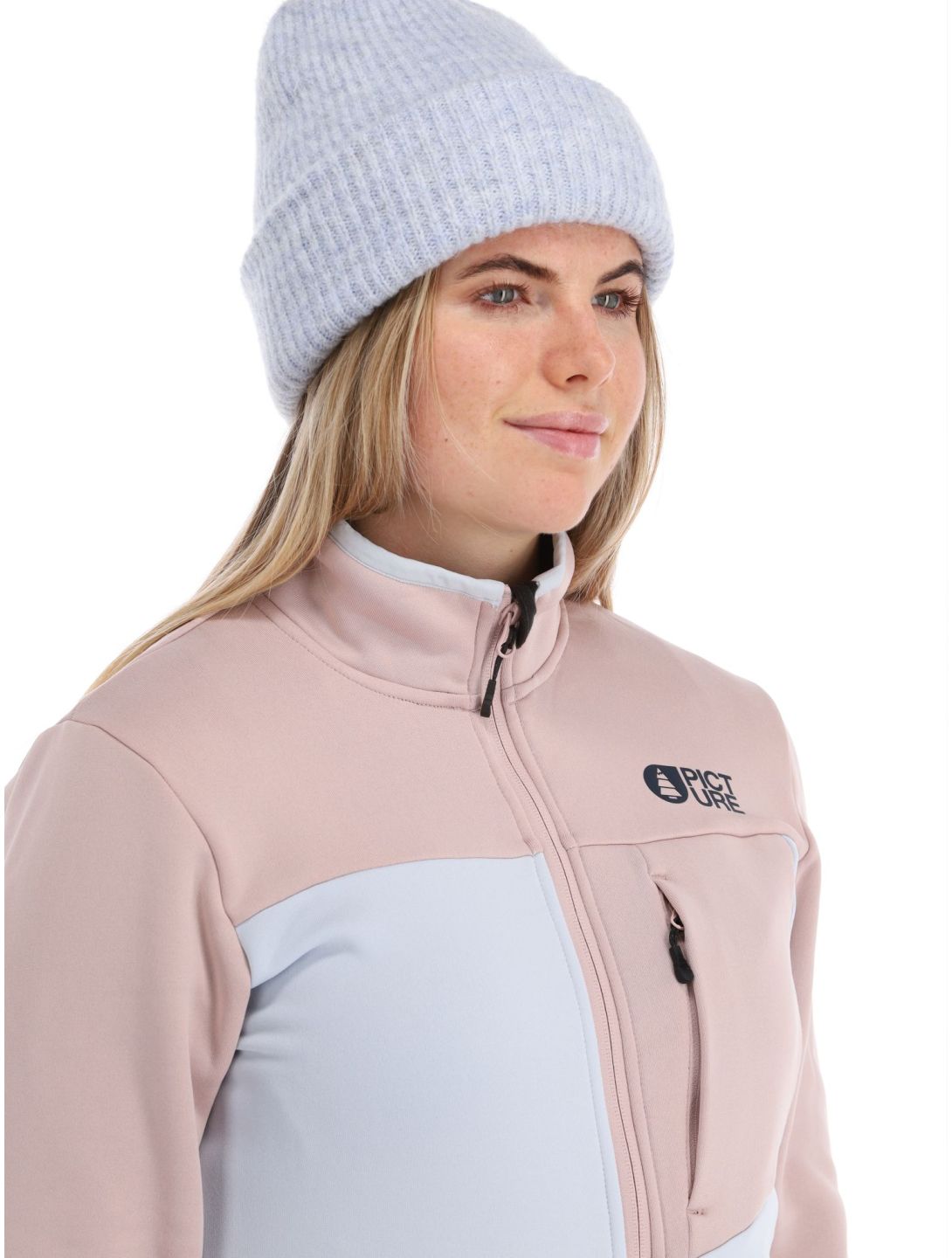 Picture, Rommana Fleece jacket women Ice Melt blue, pink 