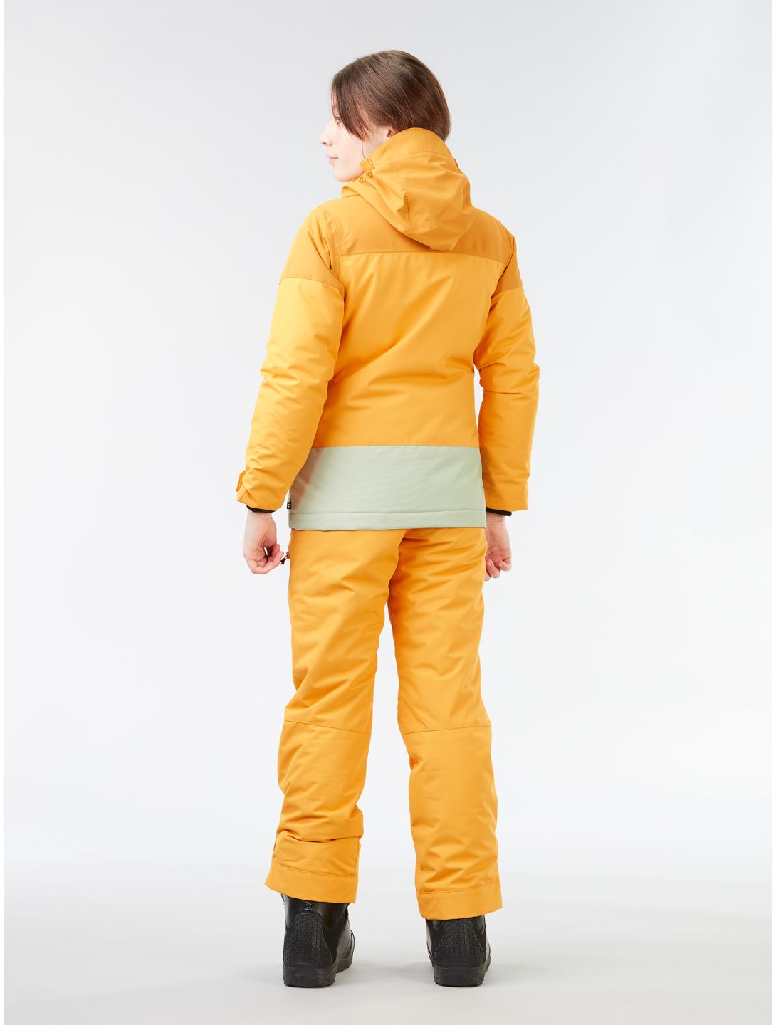 Picture, Seady ski jacket kids Desert Sage green, orange 