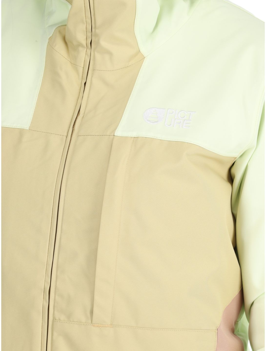 Picture, Seakrest ski jacket women Lime Cream Hemp Roebuck brown, green 