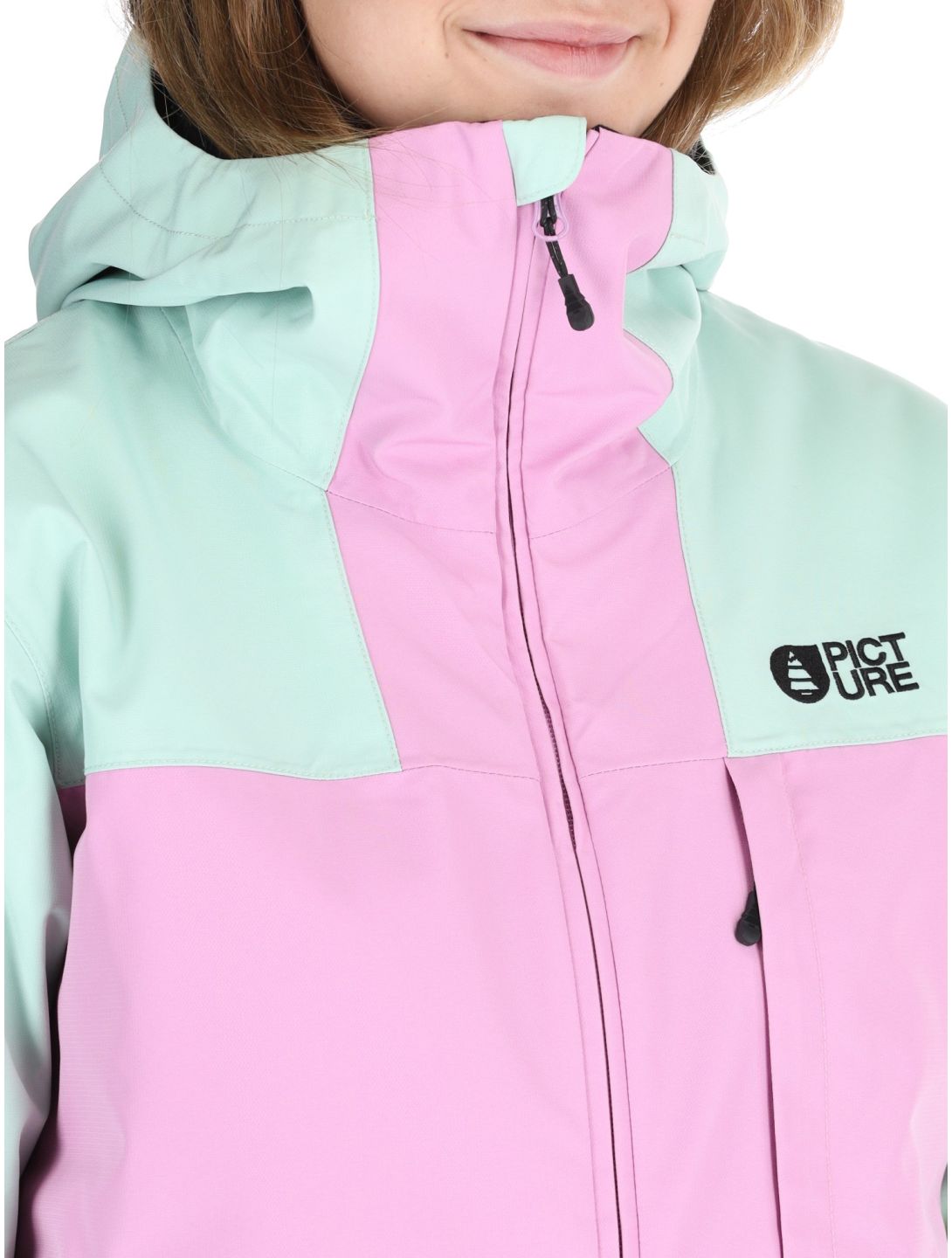 Picture, Seakrest ski jacket women Silt Green Orchid Acid Lime grey, pink 