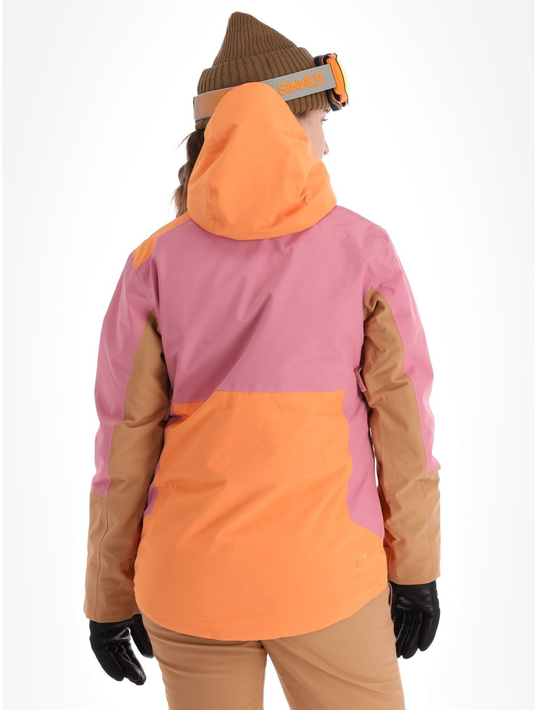 Picture, Seen ski jacket women Cashmere Rose beige, orange, pink 