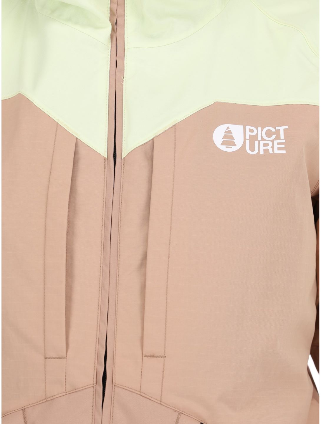 Picture, Sitkah ski jacket women Lime Cream Roebuck brown, green 