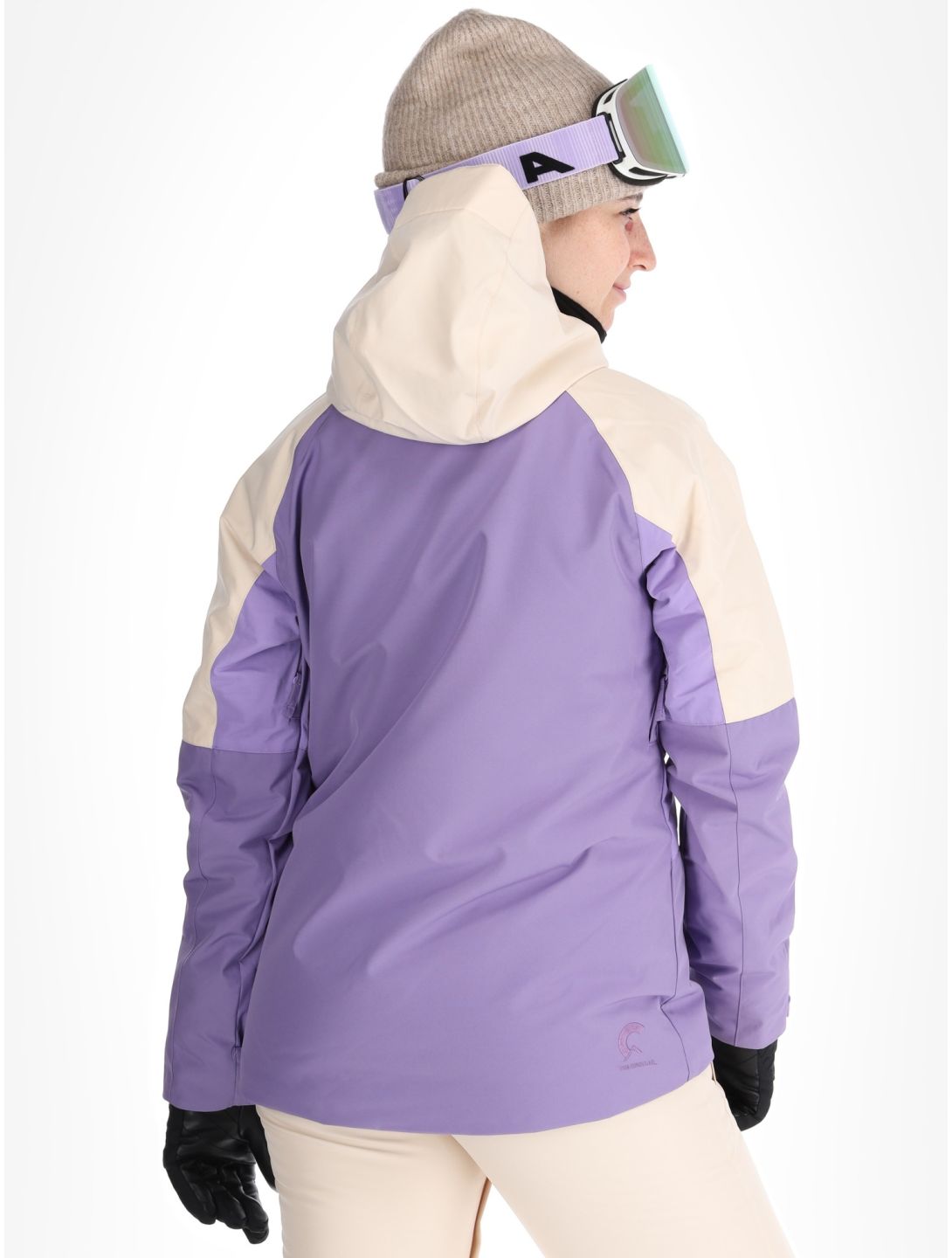 Picture, Sitkah ski jacket women Vanilla Paisley Purple beige, purple 