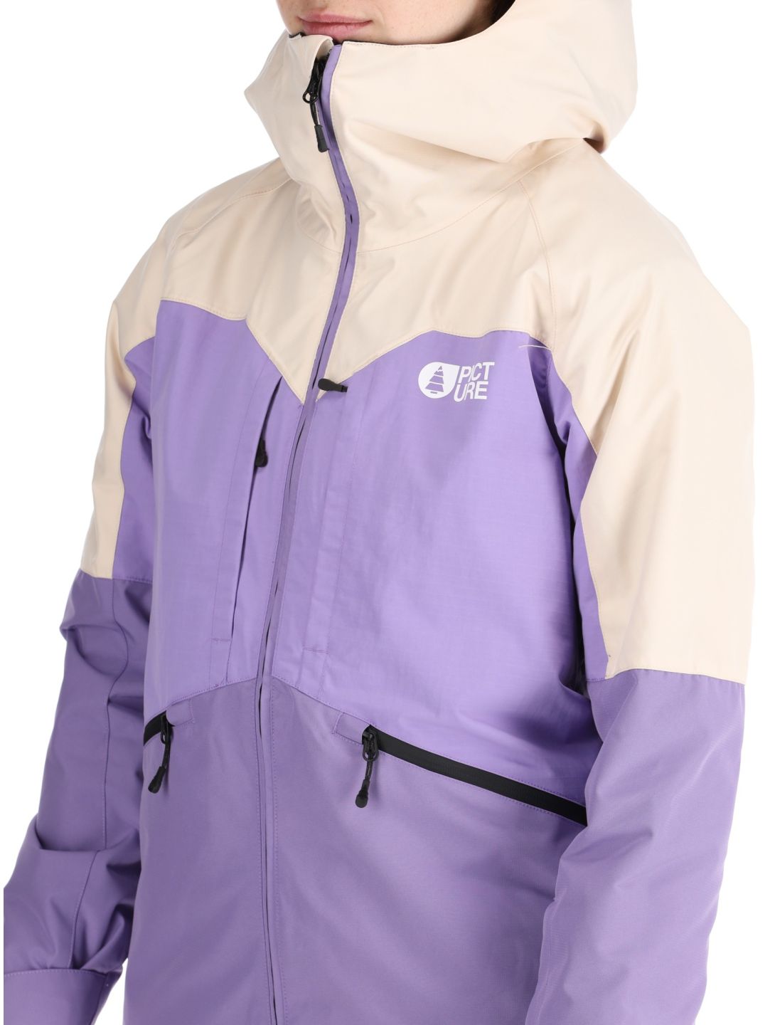 Picture, Sitkah ski jacket women Vanilla Paisley Purple beige, purple 