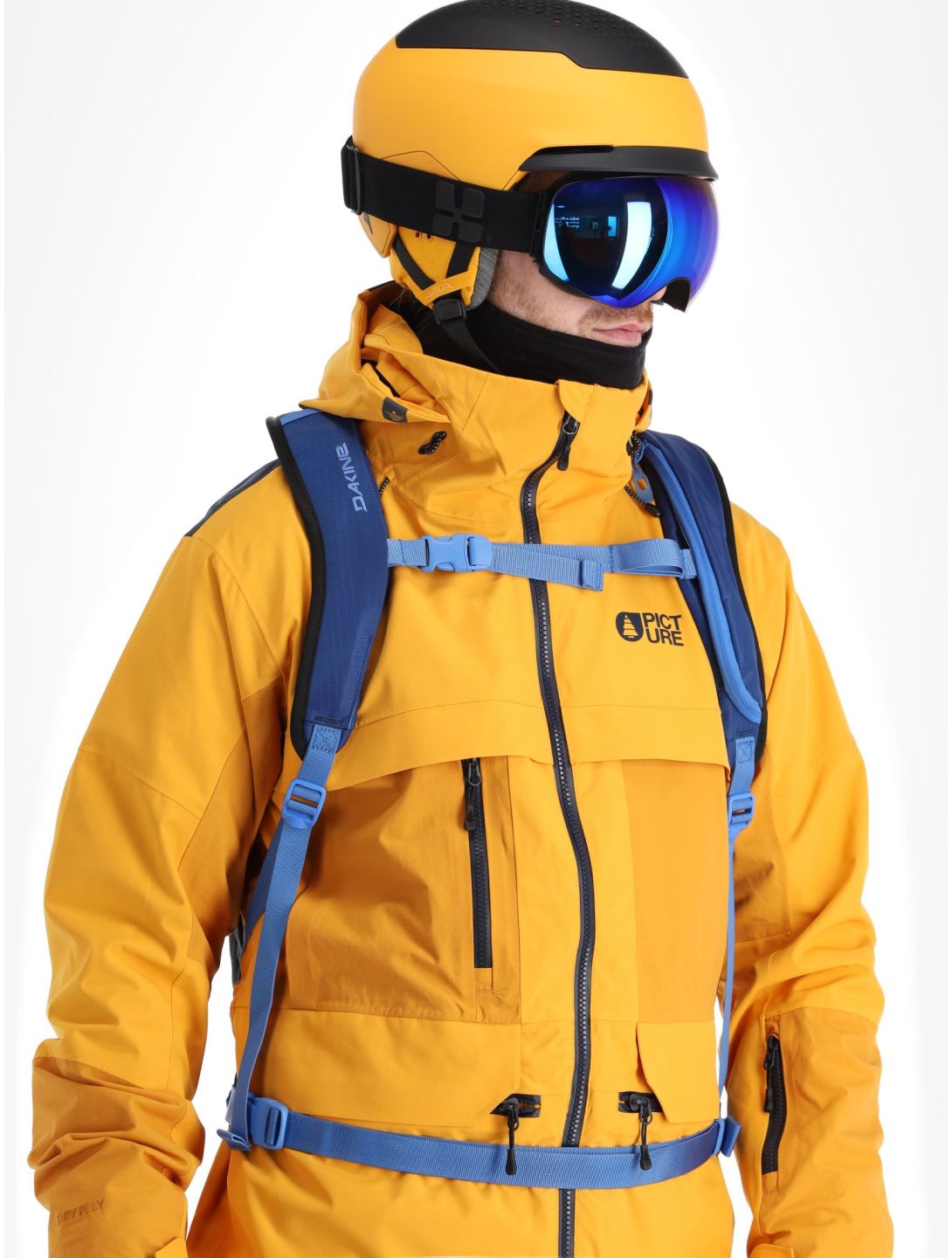 Picture, Stone ski jacket men Autumn Blaze yellow 