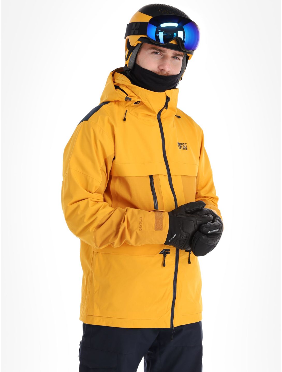 Picture, Stone ski jacket men Autumn Blaze yellow 