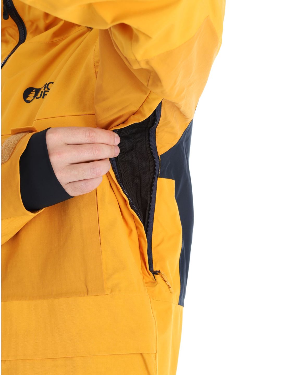 Picture, Stone ski jacket men Autumn Blaze yellow 