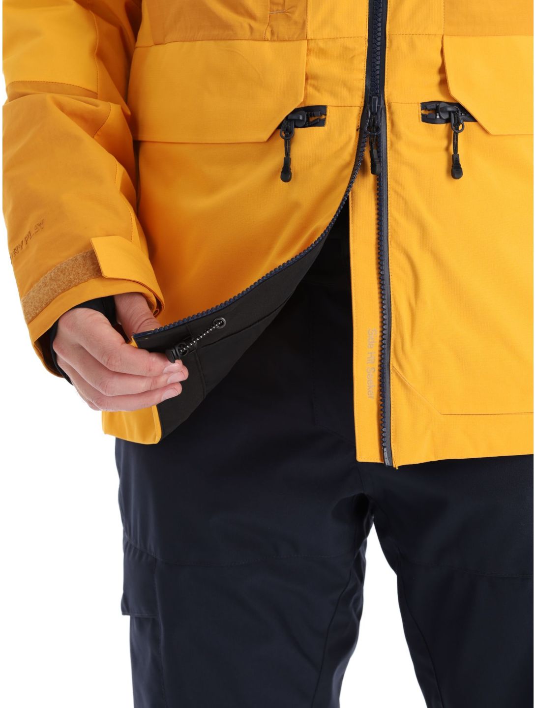 Picture, Stone ski jacket men Autumn Blaze yellow 