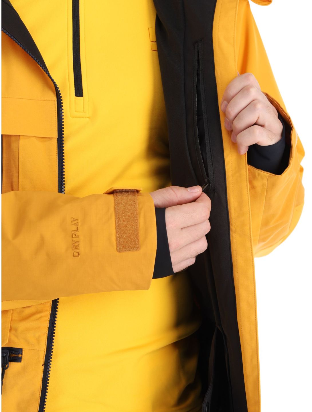 Picture, Stone ski jacket men Autumn Blaze yellow 