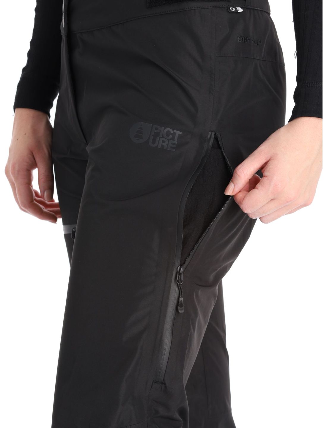 Picture, Sylva 3L hardshell ski pants women Black black 