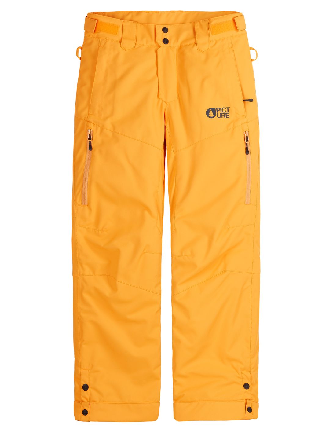 Picture, Time ski pants kids Autumn Blaze yellow 