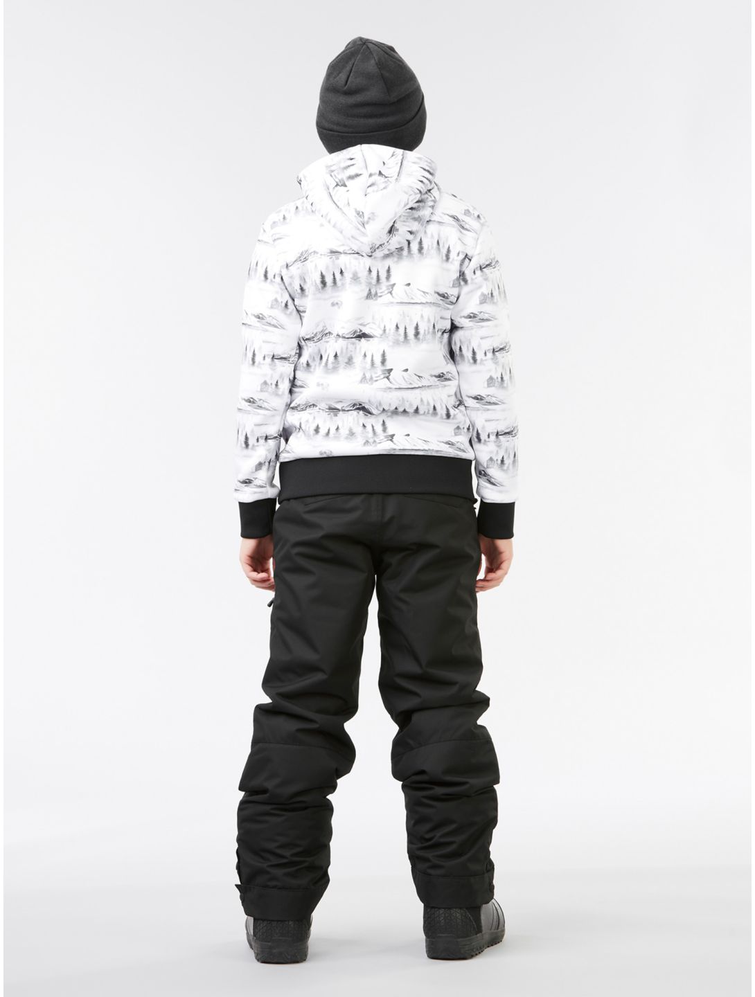 Picture, Time ski pants kids Black black 