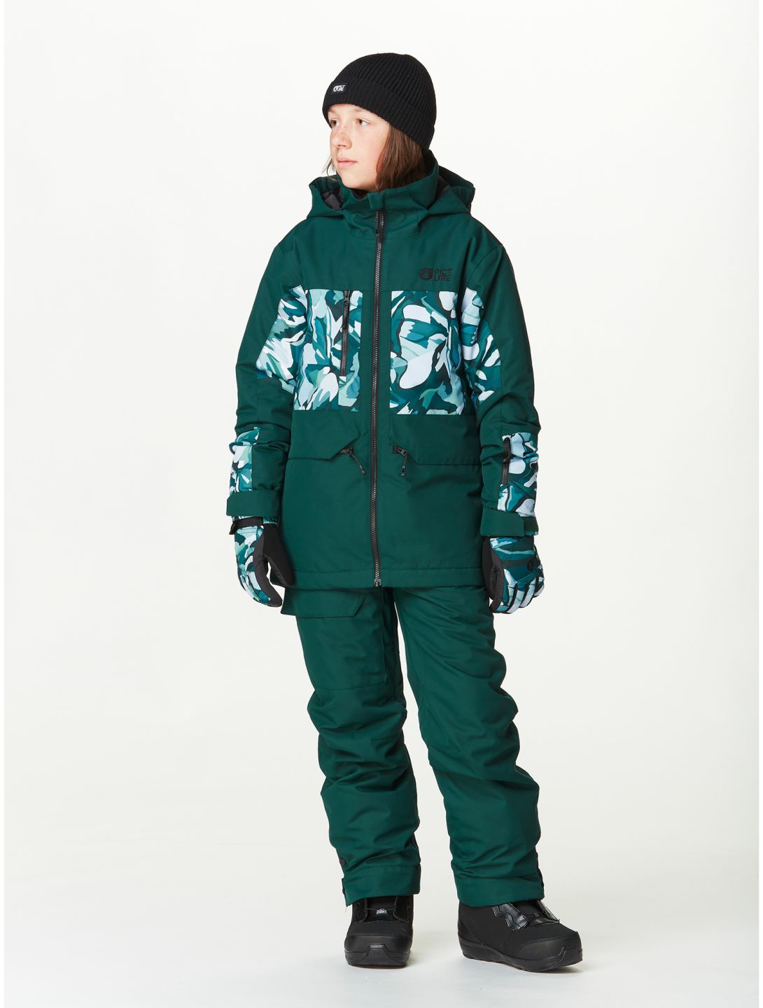 Picture, Time ski pants kids Ponderosa green 