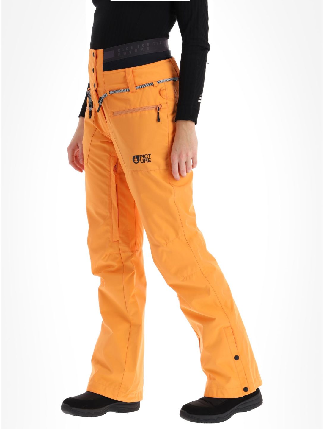 Picture, Treva ski pants women Tangerine orange 